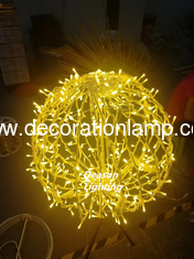 christmas mall decoration hanging led foldable ball lights