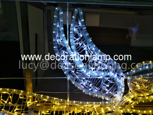 outdoor street decoration lighted christmas angel