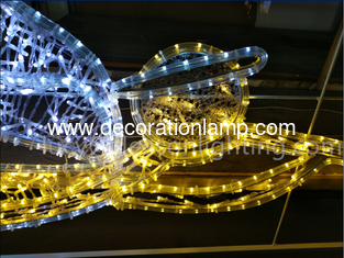 outdoor street decoration lighted christmas angel