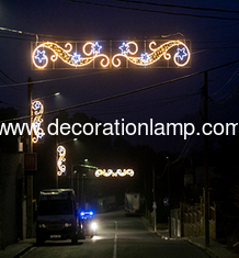 Across street Christmas Lighting