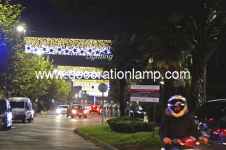 Outdoor commercial christmas street decoration led lights