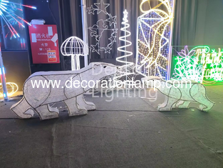Christmas led polar bear