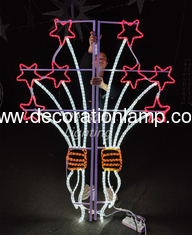 commercial christmas pole decorations led