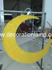 ramadan star and moon with led light for ramadan decoration