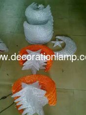 led moon and star lights for shopping mall ramadan decorations