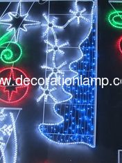 christmas motif street light pole decorations