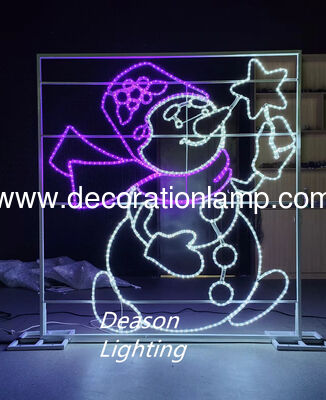 Giant outdoor wire lighted snowman   snowman lighted outdoor christmas decorations