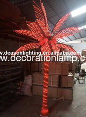 lighted palm trees outdoor