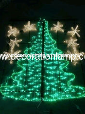 city pole christmas decoration lights