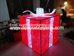 christmas gift box decoration light