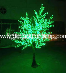 artificial lighted trees