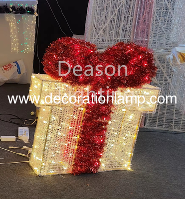 Cajas de regalo de Navidad iluminadas