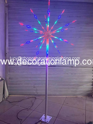 Fuegos artificiales al aire libre luz de Navidad decoración de eventos de bodas